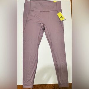 All in Motion Contour Hi Rise Legging UPF 50 Quick Dry Moisture Wicking Purple